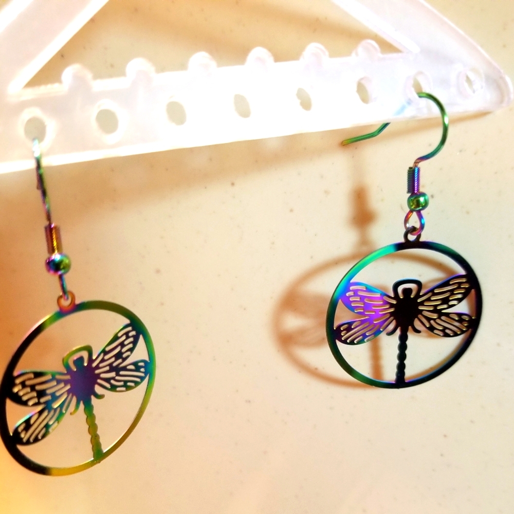 Filigree Dragonfly Earrings